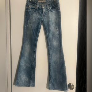 Discontinued- Big Star boot cut jeans. 26Long